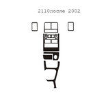 VAZ 2110-21115 1995-2015 OFERTA! Molduras de salpicadero negras (2110 versión 2) foto 1