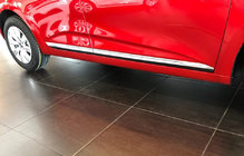 Renault Clio V 2019- Cubiertas de Molduras de Puerta en Acero Inoxidable foto 1