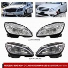 Mercedes C-class W204 2007-2015 Faros delanteros LED (2007-2011, 2 uds) Negro foto 1