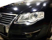 Volkswagen Passat B6 2006-2012 Pestañas para faros (2 uds., plástico) foto 1