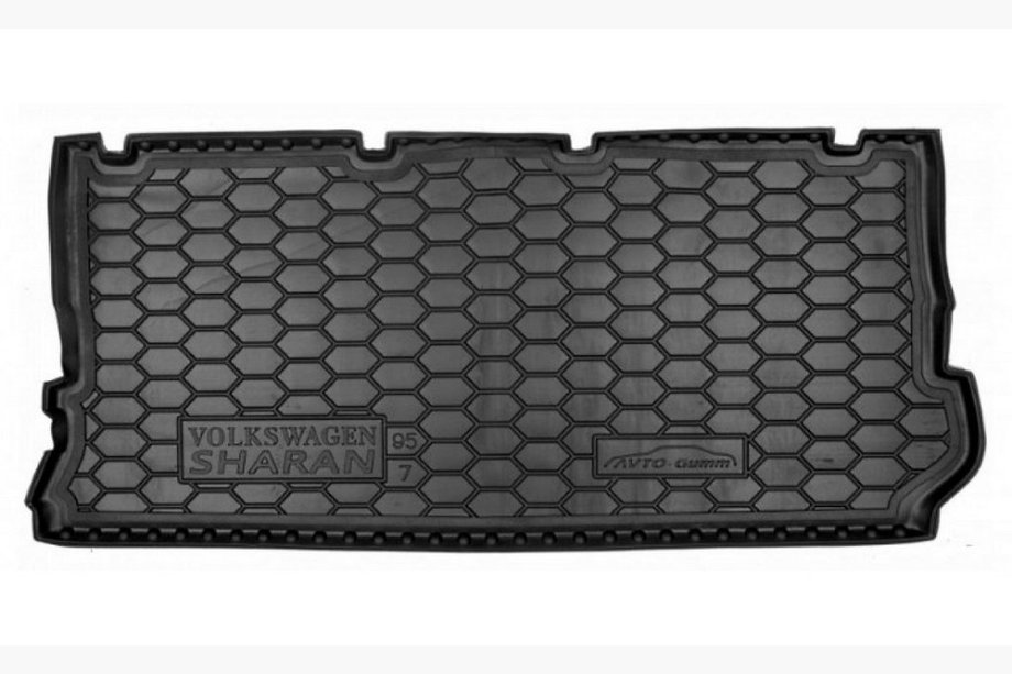 Volkswagen Sharan 1995-2010 Alfombrilla Maletero 7 Plazas (Autogumm, Goma) Image