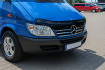 Mercedes Sprinter W901/902/903/904/905 1995–2006 Molduras cromadas para marco de parrilla delantera (2002-2006, 5 piezas, acero inoxidable) foto 1