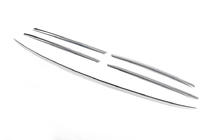 Mercedes Sprinter W901/902/903/904/905 1995–2006 Molduras cromadas para marco de parrilla delantera (2002-2006, 5 piezas, acero inoxidable) foto 4