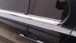 Mitsubishi Lancer X 2008- Molduras exteriores de ventanas acero inoxidable (4 uds) foto 2