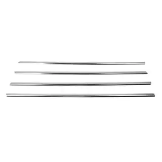 Molduras exteriores de ventanas acero inoxidable (4 uds) Mitsubishi Lancer X 2008- foto 4