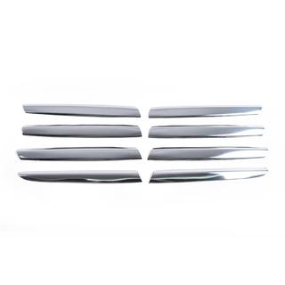 Cubiertas de parrilla (8 uds, acero inoxidable) Nissan Qashqai 2007-2010 foto 2