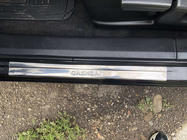 Nissan Qashqai 2007-2010 Cubiertas de estriberas (Omsa, 4 uds, acero inoxidable) foto 7