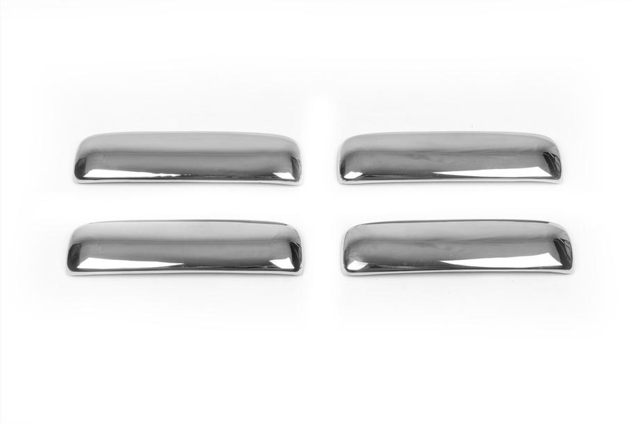 Nissan NP300 1999-2015 Cubiertas Cromadas para Manijas de Puerta (4 uds, Acero Inoxidable) Carmos - Acero Inoxidable Turco Foto 2