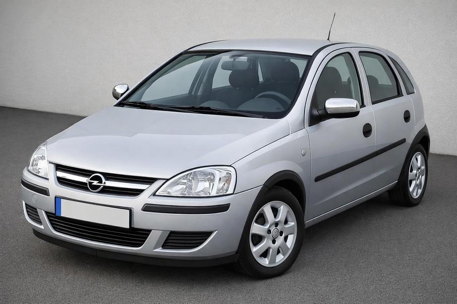 Opel Corsa C 2000-2006 Cubiertas de Espejos (2 uds, Acero Inoxidable) Image