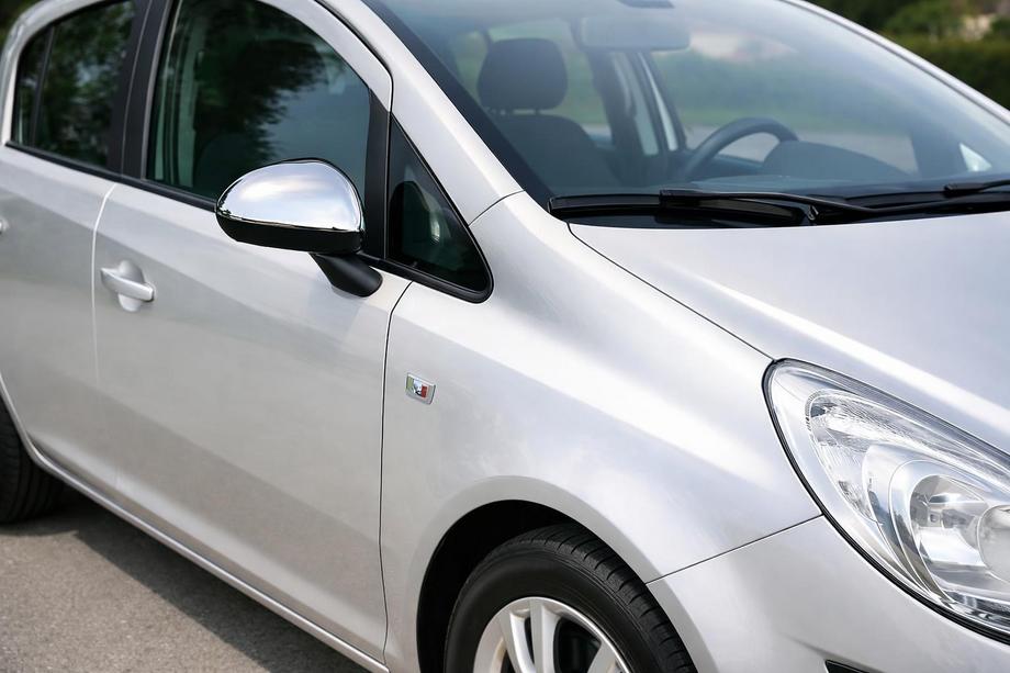 Opel Corsa D 2007-2014 Cubiertas de Espejos (2 uds., Acero Inoxidable) Image