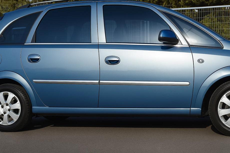 Opel Meriva 2002-2010 Molduras de Puerta Acero Inoxidable (4 uds) Image