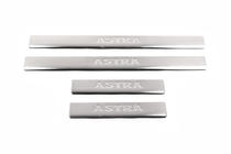 Opel Astra G classic 1998-2012 Cubiertas de estribos Omsa acero inoxidable foto 4
