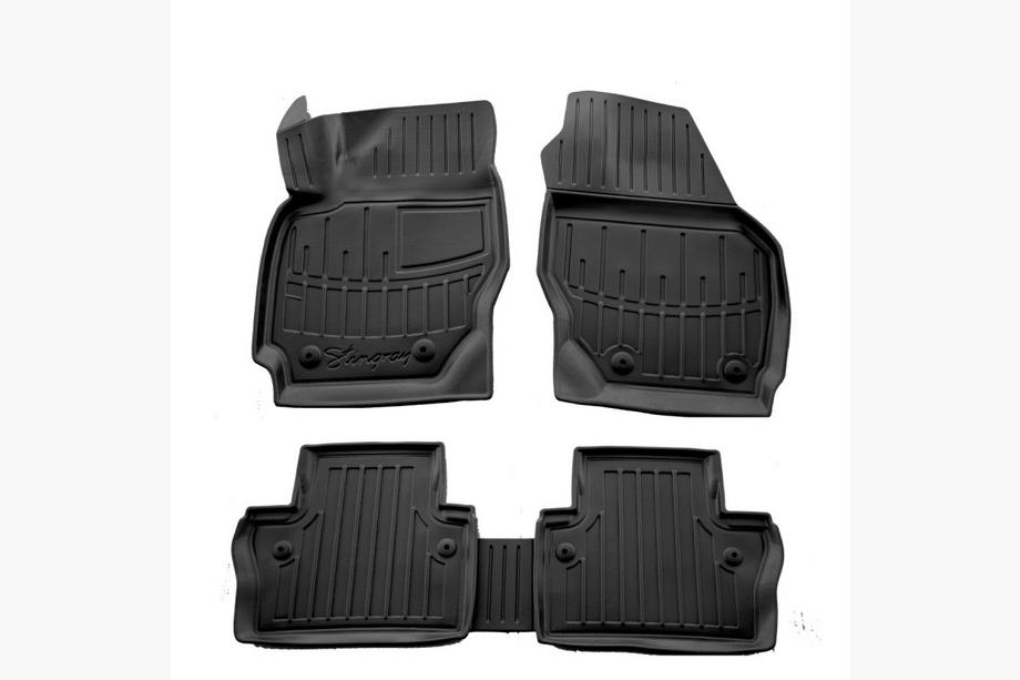 Volvo XC70 2007-2013 Alfombrillas de goma Stingray 3D (5 uds, poliuretano) Image