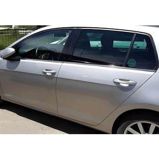 Molduras inferiores de ventana Black Chrome (4 uds, acero inoxidable) Volkswagen Golf 7/E-Golf 2012-2020 foto 1
