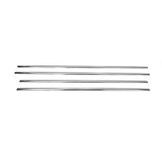 Molduras inferiores de ventana Black Chrome (4 uds, acero inoxidable) Volkswagen Golf 7/E-Golf 2012-2020 foto 2