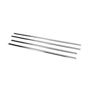 Molduras inferiores de ventana Black Chrome (4 uds, acero inoxidable) Volkswagen Golf 7/E-Golf 2012-2020 foto 4
