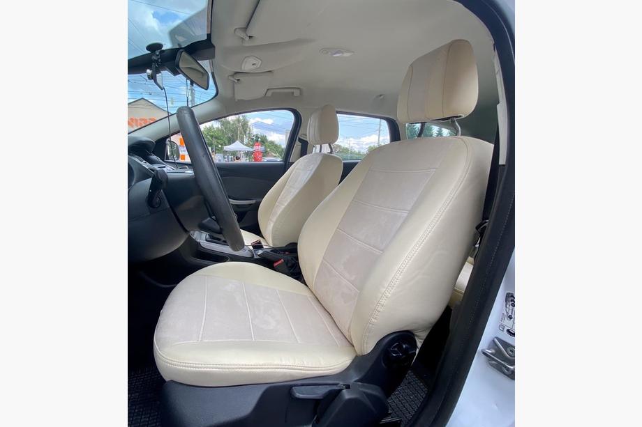 Ford Focus III 2011-2017 Fundas de Asientos Coche Piel Sintetica+Tela+Alcantara Antara A099 (Juego Completo) Foto 3