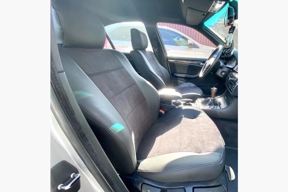 BMW 3 Series E46 1998-2006 Fundas de asiento coche piel sintética+tejido+alcantara Antara A001 (interior completo) Foto 2