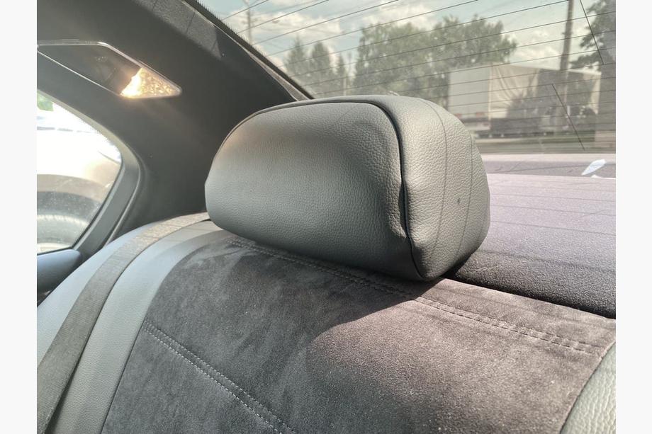 BMW 3 Series E46 1998-2006 Fundas de asiento coche piel sintética+tejido+alcantara Antara A001 (interior completo) Foto 4