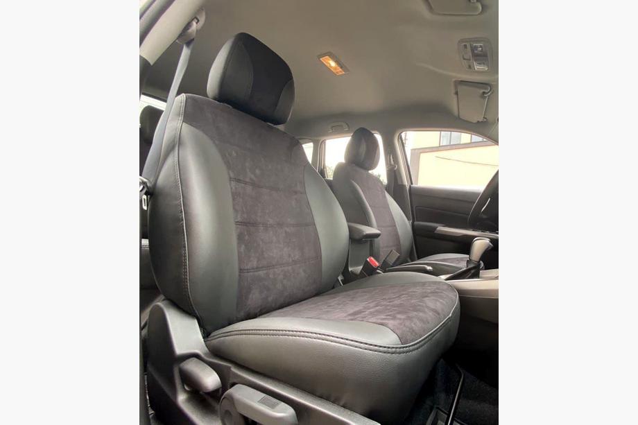 Suzuki Vitara 2015- Fundas de asiento coche piel sintética+tejido+alcantara Antara A001 (interior completo) Foto 10