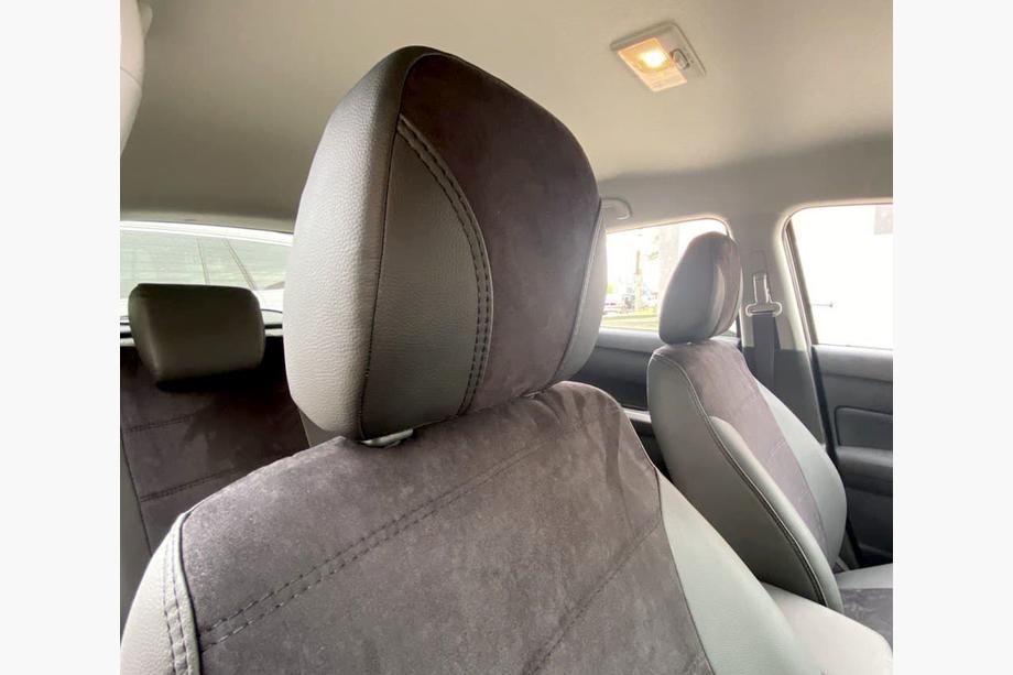 Suzuki Vitara 2015- Fundas de asiento coche piel sintética+tejido+alcantara Antara A001 (interior completo) Foto 13