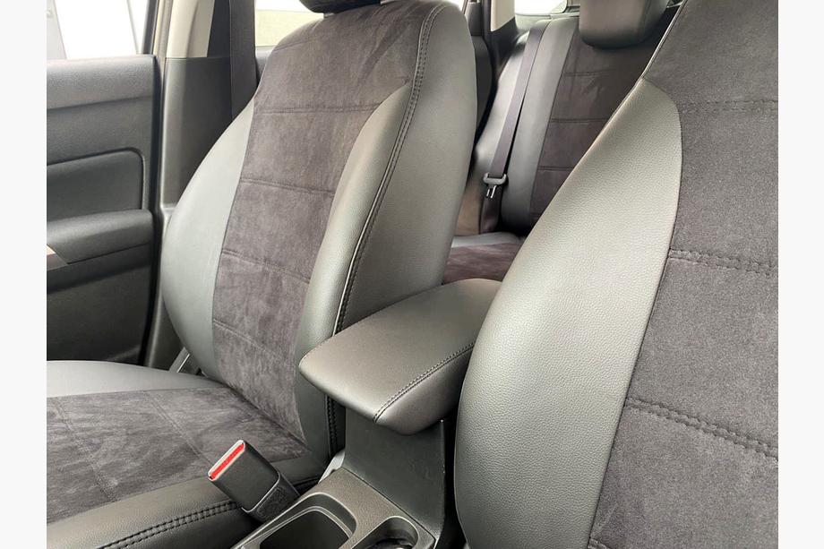Suzuki Vitara 2015- Fundas de asiento coche piel sintética+tejido+alcantara Antara A001 (interior completo) Foto 14