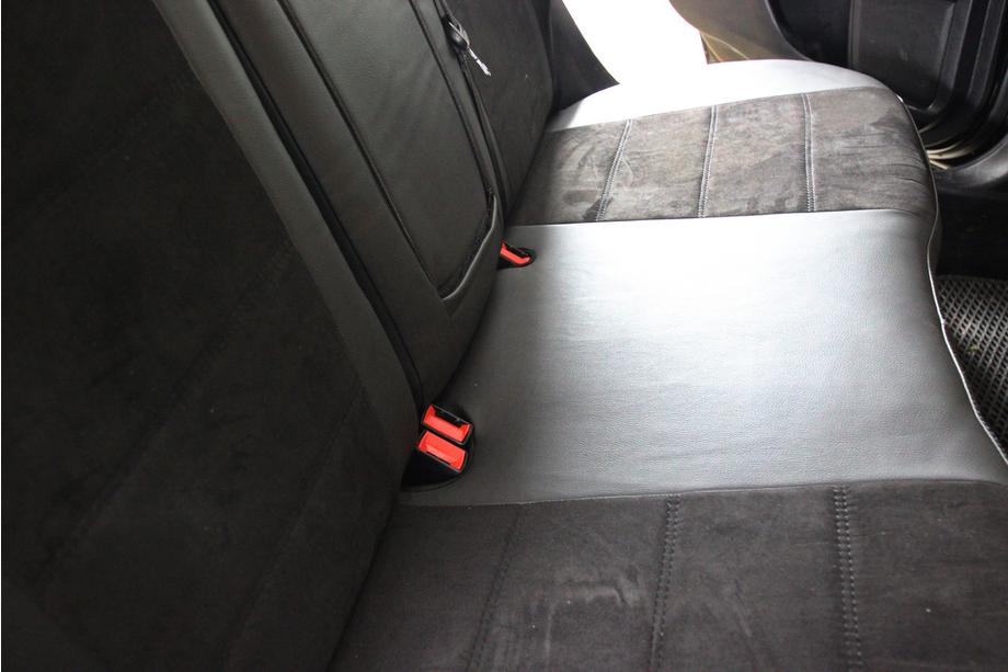 Ford Fusion 2012-2020 Fundas de asiento coche piel sintética+tejido+alcantara Antara A001 (interior completo) Foto 6