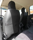 Ford Edge 2014-2024 Fundas de asiento coche piel sintética+tejido+alcantara Antara A001 (interior completo) foto 5
