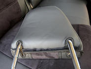 Ford Edge 2014-2024 Fundas de asiento coche piel sintética+tejido+alcantara Antara A001 (interior completo) foto 6