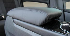 Ford Edge 2014-2024 Fundas de asiento coche piel sintética+tejido+alcantara Antara A001 (interior completo) foto 8