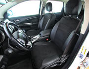 Dodge Journey 2008-2020 Fundas de Asientos Coche Cuero Ecológico+Tela+Alcantara Antara A001 (3 Filas) foto 1