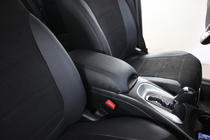 Dodge Journey 2008-2020 Fundas de Asientos Coche Cuero Ecológico+Tela+Alcantara Antara A001 (3 Filas) foto 7