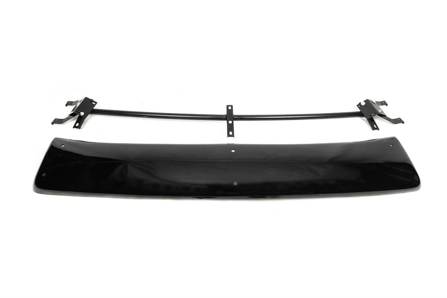 Isuzu D-Max 2011-2019 Visera de parabrisas en marco V1 (negro brillo, 5mm) Foto 3
