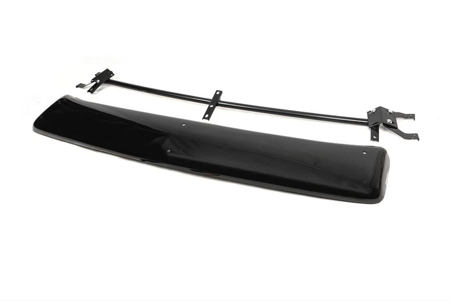 Isuzu D-Max 2011-2019 Visera de parabrisas en marco V1 (negro brillo, 5mm) Foto 2