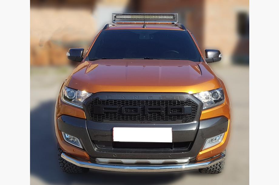 Ford Ranger 2011–2022 Defensa delantera Texas para 2015+ (76mm, acero inoxidable) Image