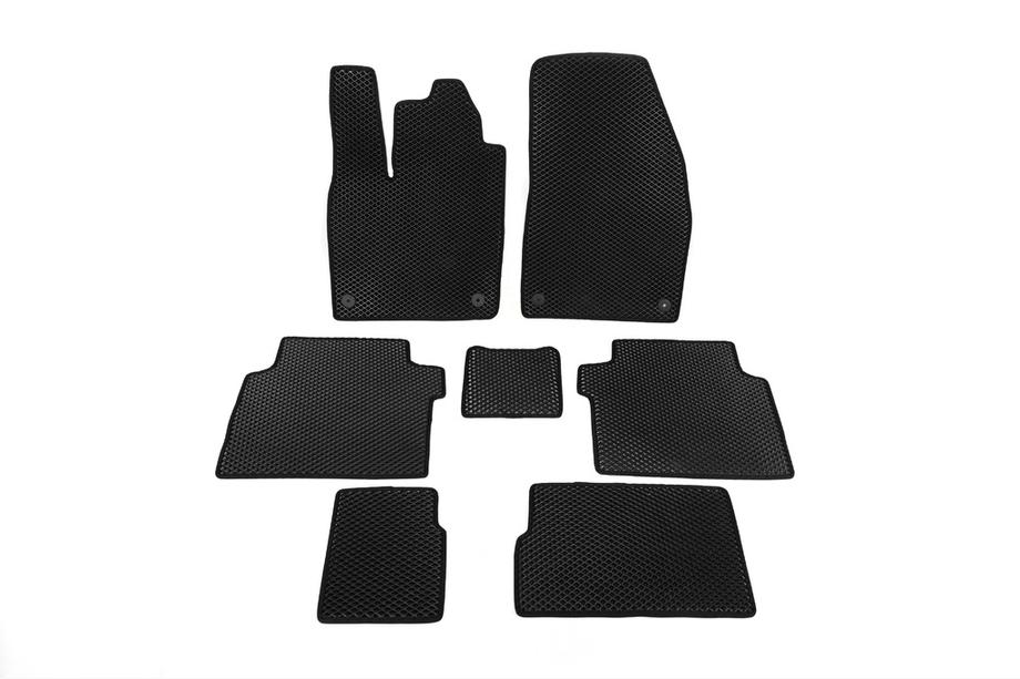 Volkswagen ID.6 2021- Alfombrillas EVA (negras) Image