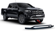 Mercedes X class 2017-2020 Defensa frontal doble Vegas (negro, 76mm) foto 2