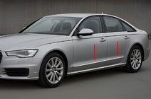 Audi A6 C7 2011-2017 Molduras Cromadas de Puertas (6 uds) foto 1