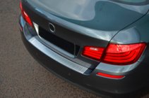 BMW 5 Series F10/F11 2010–2016 Protector de parachoques trasero OmsaLine (SD, acero inoxidable) foto 3
