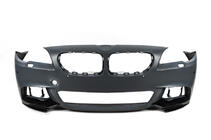 BMW 5 Series F10/F11 2010–2016 Splitter delantero DPT Flap (para M-Performance, Negro Brillante) foto 7