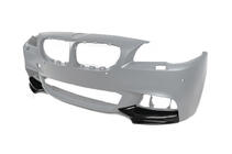 BMW 5 Series F10/F11 2010–2016 Splitter delantero DPT Flap (para M-Performance, Negro Brillante) foto 9