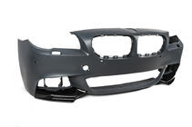 BMW 5 Series F10/F11 2010–2016 Splitter delantero DPT Flap (para M-Performance, Negro Brillante) foto 14