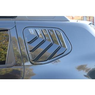 Cubiertas de ventanas traseras EuroCap (2 uds, ABS) Dacia Duster 2008-2018 foto 3