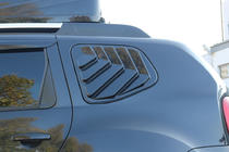 Renault Duster 2008–2017 Cubiertas de ventanas traseras EuroCap (2 uds, ABS) foto 3