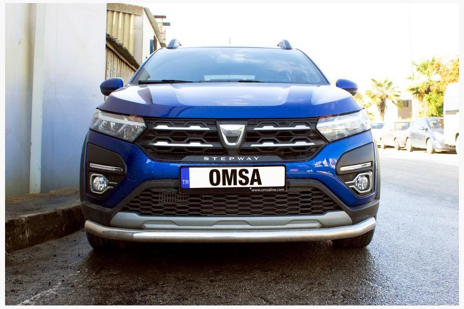 Dacia Sandero 2021- Cubiertas cromadas para faros antiniebla (2 uds, acero inoxidable) Foto 4