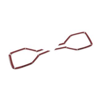 Cubiertas cromadas para faros antiniebla (2 uds, acero inoxidable) foto 4