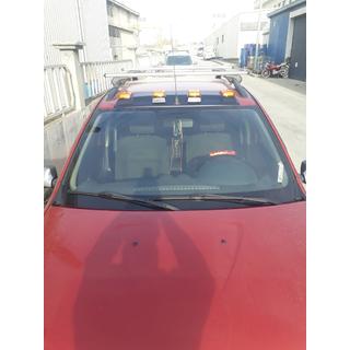 Visera de Parabrisas (LED, Negro Mate) Dacia Sandero 2007-2013 foto 3