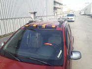 Renault Sandero 2007-2013 Visera de Parabrisas (LED, Negro Mate) foto 1