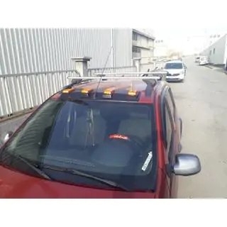 Visera de Parabrisas (LED, Negro Mate) Renault Sandero 2007-2013 foto 1