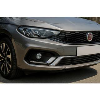 Molduras para faros antiniebla (2021+, acero inoxidable) Fiat Tipo 2016- foto 1